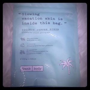 Coconut coffee body scrub